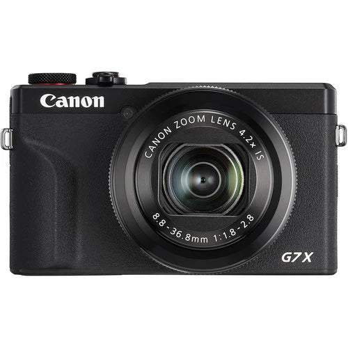 Canon PowerShot G7 X Mark III Digital Camera (Black) | 20.1MP 4K Vlogging Camera w/ Wi-Fi & Bluetooth