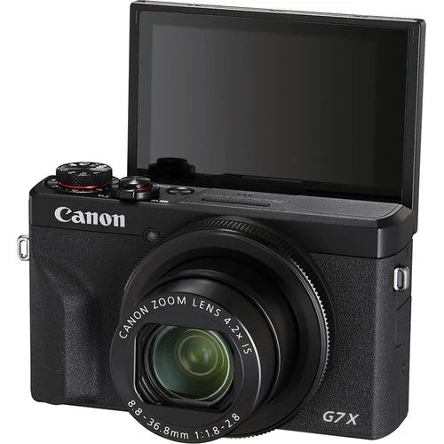 Canon PowerShot G7 X Mark III Digital Camera (Black) | 20.1MP 4K Vlogging Camera w/ Wi-Fi & Bluetooth