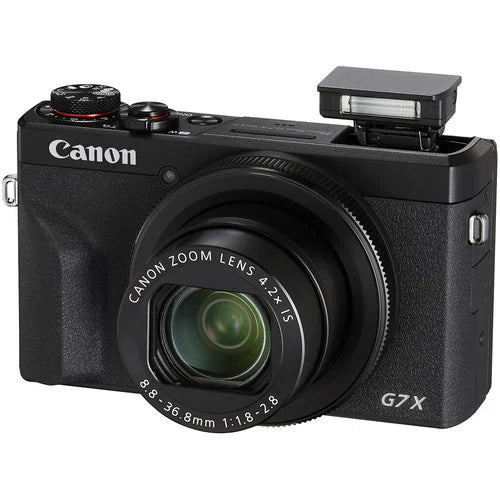 Canon PowerShot G7 X Mark III Digital Camera (Black) | 20.1MP 4K Vlogging Camera w/ Wi-Fi & Bluetooth